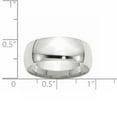 thumbnail image 2 of Primal Gold 14 Karat White Gold 8mm Lightweight Comfort Fit Band Size 10.5, 2 of 5