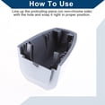 thumbnail image 7 of Unique Bargains No.51217396544 Exterior Door Handle Cover Trim for BMW X1 X2 X5 F15 X6 F16 2014-2019 Door Handle Cover 1 Pcs Ore White, 7 of 7