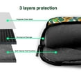 thumbnail image 4 of YFYANG 13 inch Universal Laptop Bag Oxford Cloth Laptop Sleeve, Multi-functional Abstract Vintage Watercolor Textures Notebook Computer Messenger Bag Handbag, 4 of 8