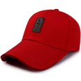 thumbnail image 1 of Sombrero curvo liso para hombre y mujer, gorra de béisbol a prueba de polvo, Color sólido, ajustable, para ocio, 1 of 4