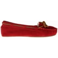 thumbnail image 4 of Minnetonka Women's Cally Slipper,Red,7 M US, 4 of 8