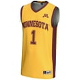 thumbnail image 2 of Unisex GameDay Greats #1 Gold Minnesota Golden Gophers Lightweight Basketball Jersey, 2 of 4