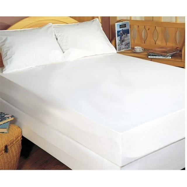 Bargoose | AllergyCare Mattress Encasement | 100% Cotton Bed Cover | Zippered Box Spring Protector | Hypoallergenic & Six-Side