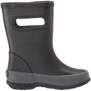 BOGS Unisex Kids Skipper Solid Rainboot Black - 72225K-001