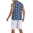 thumbnail image 2 of Sikiie Cute Popcorn Basketball Jersey Reversible Men's Mesh Athletic Sports Shirts Training Practice S-4XL3X-Large, 2 of 6