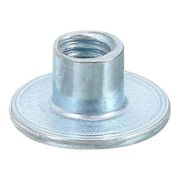 Unique Bargains M6 T-nuts, 12 Pack Carbon Steel Tee Nut Round Base Weld Nuts 8mm Height