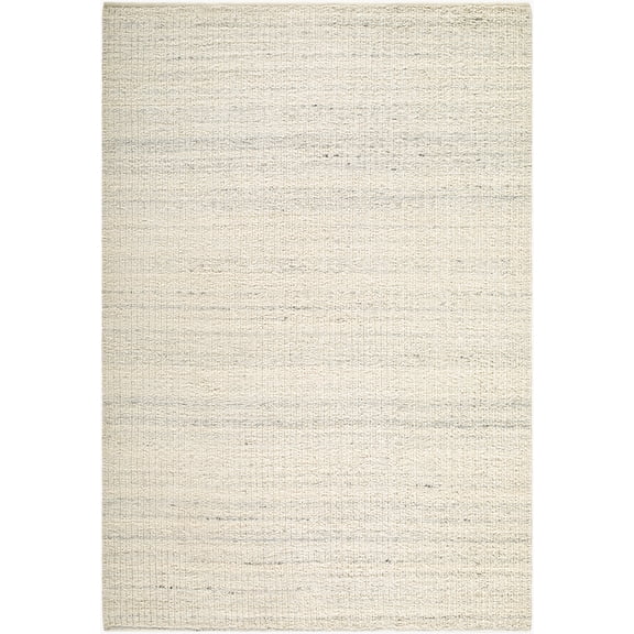 Hauteloom Janeth Wool Living Room, Bedroom Area Rug - Bohemian, Transitional - Ivory, Light Gray, Cream - 2' x 3'