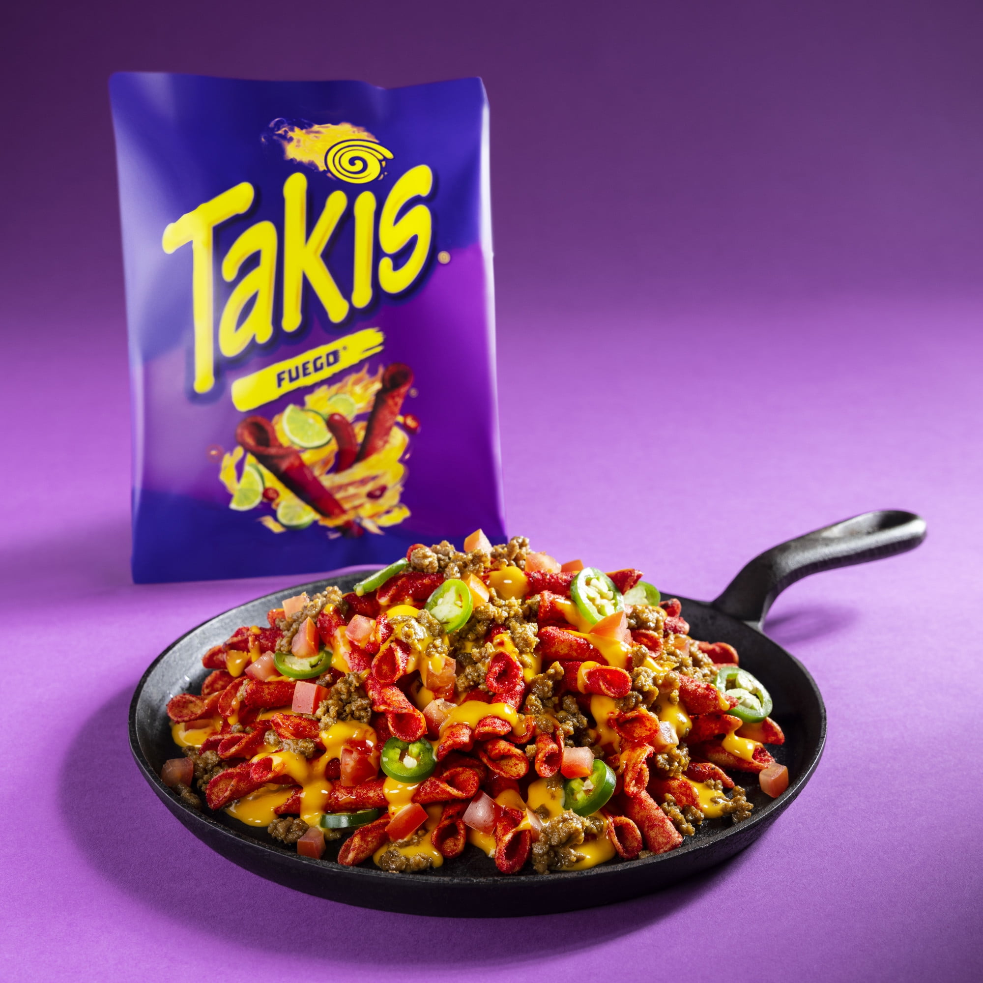 Takis Fuego Rolled Tortilla Chips, Hot Chili Pepper and Lime Artificially  Flavored, 20 Ounce Fiesta Size Bag