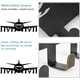 thumbnail image 4 of Llavero de metal con forma de avión, decorativo, con 10 ganchos, para colgar en la pared, organizador de llaves negro, colgador de correa para perro, ideal para habitación de niño o puerta de entrada., 4 of 9