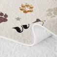 thumbnail image 5 of Erosebridal Bear Animal Print Twin Quilt Set, Cute Cartoon Stars Twin Coverlet Set, 2 Pieces, 5 of 7