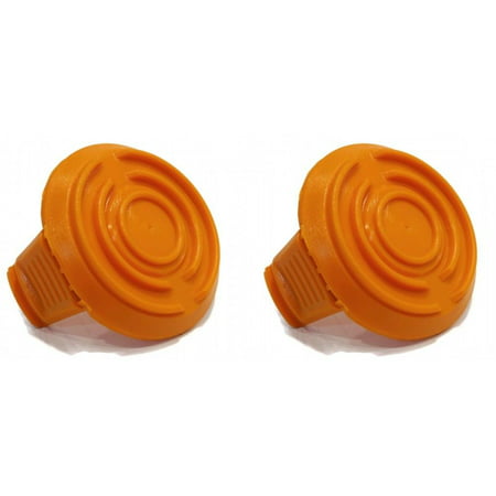 (2) SPOOL CAP COVERS for WA6531 WORX Cordless Trimmers GT Models Weed Eater Whip by The ROP