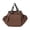 Brown, variant on Convertible Tote Backpack Large Capacity Women Shoulder Bag Casual Crossbody Bag for Cosmetics Diaper Travel Work Use
