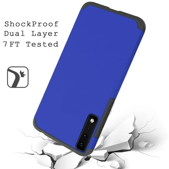 Case for LG Stylo 7 Ultra Slim Corner Protection Shock Absorption Hybrid Dual Layer PC TPU Armor Defender Phone Cover for Stylo 7 by Xpm - Blue