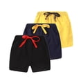 thumbnail image 2 of JOANKDMI 3-Pack Toddler Girls Casual Shorts Kids Summer Elastic Waist Play Shorts with Cute Ribbon Bowknot Lightweight Lounge Clothes for Little Girls Daily Wear, 2 of 9