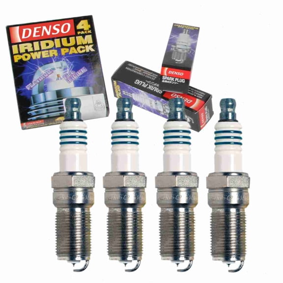 4 pc DENSO Iridium Power Spark Plugs compatible with Ford Fiesta 1.6L L4 2011-2016