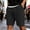 c01Black, variant on USNSM Corduroy Shorts for Men Casual 9 Inch Inseam Shorts Beach Elastic Waist Drawstring Short Pants Vintage Work Short Pants with Pockets Gray XL