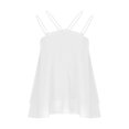 thumbnail image 4 of Besolor Women's Sleeveless Tank Tops Double Layer Chiffon Blouses Halter Neck Strappy Summer Camisole Shirts, 4 of 5