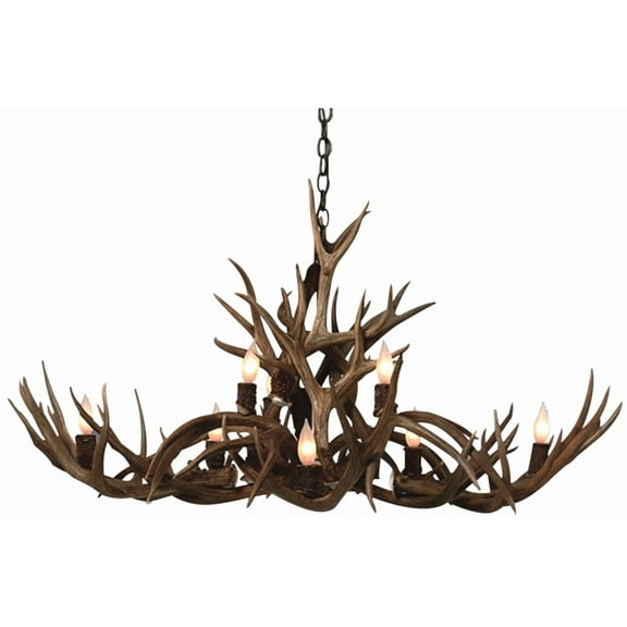 Handmade Antler Chandelier Crafted in East Texas
