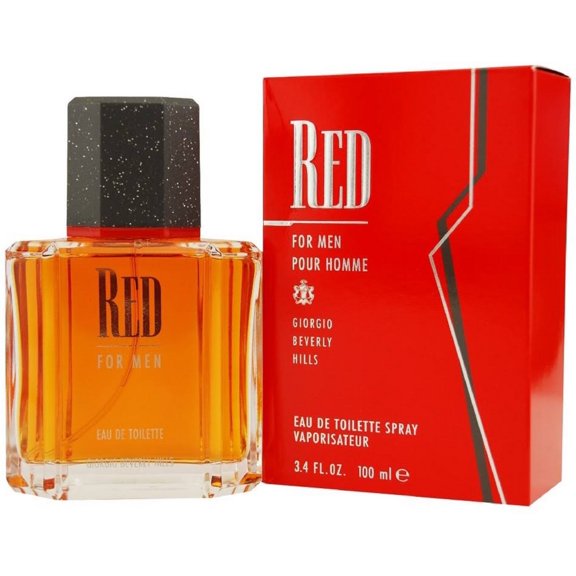 Red By Giorgio Beverly Hills Eau de Toilette for Men 3.4 oz (Pack of 6)