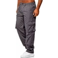 thumbnail image 4 of Pantalones Cargo Para Hombre Casual Varios Bolsillos Jogger, 4 of 4