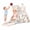 White Gray, variant on DKMOCO 6-in-1 Toddler Slide, Climber Slide PlaySet with Basketball Hoop, Telescope & Anti-Slip Pads, Indoor Outdoor Playground Age 1-3, White Gray