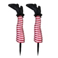 thumbnail image 2 of Cateissary 2 uds. De plástico gótico para decoración del hogar, patas de , suministros de fiesta para Halloween, regalos novedosos, decoración Kits de decoración para fiestas rojo, 2 of 6