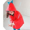 thumbnail image 5 of Kids Raincoats for Girls Boys Waterproof Rain Jacket Cartoon Dinosaur Children Toddler Rain Wear Children Rain Poncho, 5 of 7