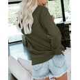 thumbnail image 4 of FUNING  Womens Casual Long Sleeve Sweatshirt Crew Neck Cute Pullover Relaxed Fit Tops, 4 of 7