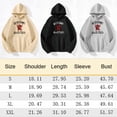 thumbnail image 2 of Mens Hoodies Thanksgiving Dinner Turkey Graphics Family Gift Letter Graphic Design Pullover Sweatshirt Black X-Large, 2 of 9