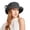 Black, variant on Tea Party Hats Easter Spring Summer Mesh Sunshade Hat Flower Temperament Wedding Dress Hat Sun Dome Large Brim Hat Fashion Hat for Woman