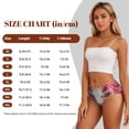 thumbnail image 4 of Balery Flower White Cow Ropa Interior de Algodón para Mujer con Dibujo – Braguitas Cómodas y Elásticas, Estilo Clásico-X-Large, 4 of 6