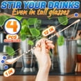 thumbnail image 3 of Juego de cucharas para mezclar cócteles The Little Green Change Rose Gold, 3 of 9