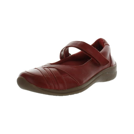 

David Tate Womens Sanity Leather Casual and Fashion Sneakers Red 8 Wide (C D W)