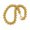 Gold, variant on Stainless Steel Panther Chain Polished Glossy Toggle Clasp Necklace 16.54 in Color Silver N123