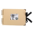 thumbnail image 4 of FONDOTIN Album Photo de Voyage Rétro Style Kaki Cartonnage Ajouter Pages Passionnés de Photographie 1Pcs, 4 of 6