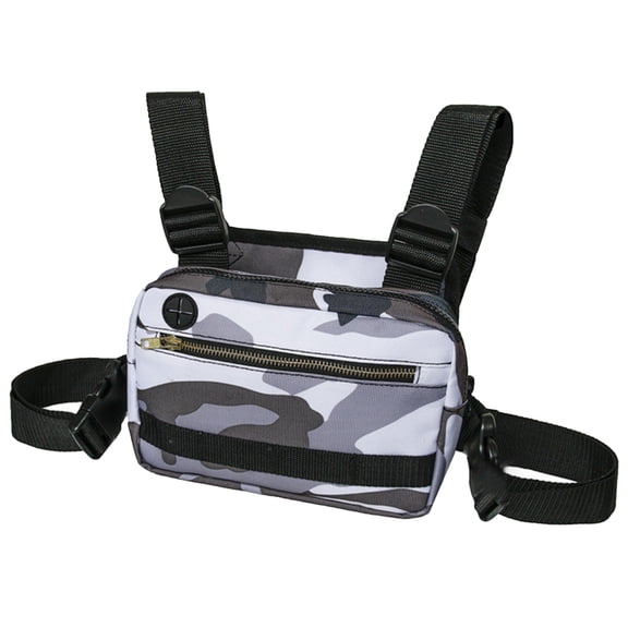 Phenofice Stylish Unisex Chest Bag Lightweight Crossbody Pouch for Everyday Storage and Travel Essentials
