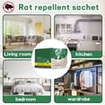 thumbnail image 5 of Rat Repellent Sachets - 12 Pack Natural Peppermint Oil Mouse Repellent for Indoor and Outdoor, Plant-Based Essential Oil Rodent Repellent for Closets, Kitchens, Garages, Bedrooms & Vehicles, 5 of 6