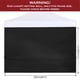 thumbnail image 4 of [COOSHADE Lateral para Toldo Instantáneo SunWall 8x8 para Carpa Canopy], 4 of 6