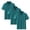 Dark Green, variant on Grblisyd Back to School 3-Pack Girls and Boys School Uniform Short Sleeve Polo Shirt Button Closure Comfortable & Soft Collared Shirt