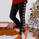 thumbnail image 4 of Gibobby Leggings deportivos mujer Leggings con estampado de Navidad para mujer, pantalones para Yoga, correr, gimnasio, pantalones de Yoga, mallas de compresión(Negro,XG), 4 of 5
