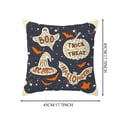 thumbnail image 2 of Ofertas de liquidación de JINESXIAO, decoración de sofás, fundas de cojín cuadradas, decoración del hogar, funda de almohada con temática de Todos los Santos, cojín de felpa suave para decoración del, 2 of 2