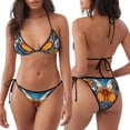 thumbnail image 3 of Balery Spring Butterfly Flowers Pijama Estampado Bikini de Dos Piezas para Mujer - Conjunto de Bikini Ajustable Sexy y Cómodo para Playa, 3 of 6