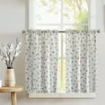 thumbnail image 2 of Cotton Tiny Flower Dots Print Café Tier Curtains Window Treatment Kitchen Home Décor, 2 of 4