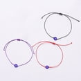 thumbnail image 3 of Xinyolin Couple Bracelets with Creative Shape - Wear Resistant Wax Line Handmade Evil Eyes, 3 of 8