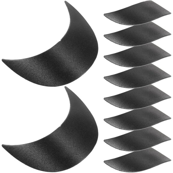 10pcs Hat Brims for Baseball Cap Peaked Visor Sun Hat Shield Supplies with Cap Shaper Inserts