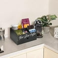 thumbnail image 5 of Coffee Station Organizer, Wood K Cup Pods Holder with Drawer, Countertop Bar Accessories Tea Bag Condiment Organizer for Decor, Lovers Gift, 5 of 7