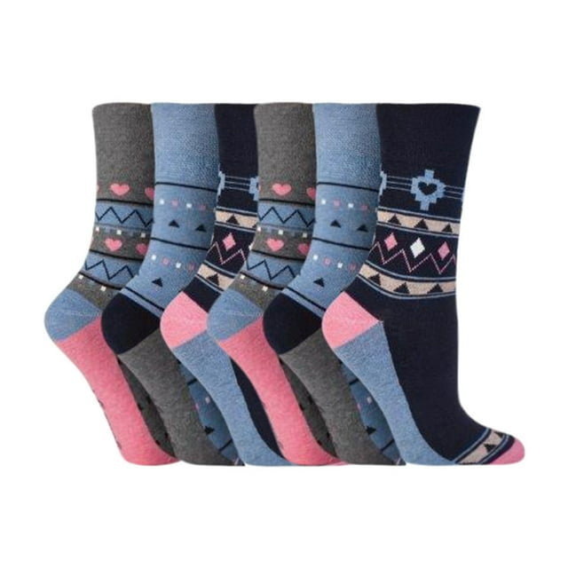 Gentle Grip - 6 Paires Chaussettes pour Femmes Gentle Grip Non Élastiques