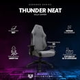 thumbnail image 3 of Silla Gamer BALAM RUSH THUNDER NEAT Reclinable 180° 120kg Reposabrazos 2D Gris BR-938228, 3 of 5