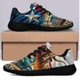 thumbnail image 3 of Texas Pickup Truck Texas Longhorn Cattle Shoes Sneakers Black Size 8.5, 3 of 7