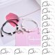 thumbnail image 1 of Xihbxyly Pulsera Magnética para Pareja, Diseño de Colgante Ajustable, Conexión a Distancia, Regalo Romántico para Enamorados, Aniversario, San Valentín, Cumpleaños, Tamaño Ajustable, Juego de 2 Pieza, 1 of 2
